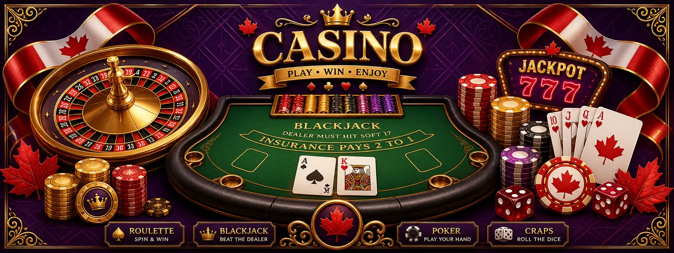 Classic Bizzo Casino table games: blackjack, roulette, poker and chips